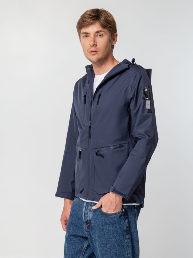 Изображение №15 | Куртка унисекс Kokon темно-синяя, размер M