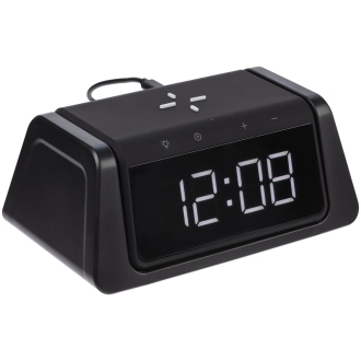 Изображение №2 | Настольный стерилизатор с беспроводной зарядкой и часами UV Depot, черный