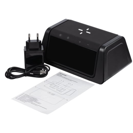 Изображение №8 | Настольный стерилизатор с беспроводной зарядкой и часами UV Depot, черный