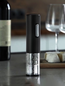 Изображение №6 | Электрический штопор с ножом для фольги Wine Diesel, черный