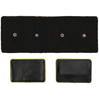 Изображение №4 | Кошелек Partinico, черный с желтым