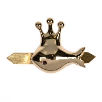 Изображение №1 | Шильдик «Золотая рыбка», золотистый