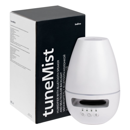 Изображение №10 | Увлажнитель с колонкой и подсветкой tuneMist, белый