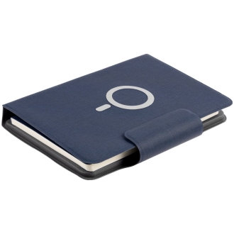 Изображение №8 | Органайзер с блокнотом и аккумулятором Oiro, синий