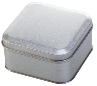 Изображение №1 | Коробка Pragmax S, квадратная, серебристая