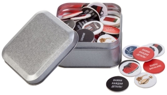 Изображение №3 | Коробка Pragmax S, квадратная, серебристая