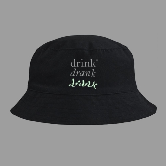 Изображение №2 | Панама Drunk со светящимся принтом, черная