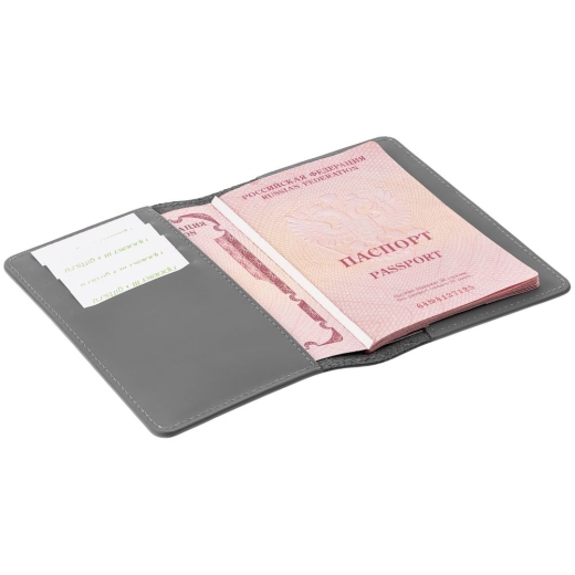 Изображение №4 | Обложка для паспорта Alaska, серая