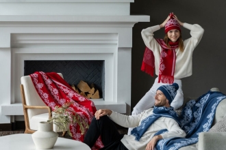 Изображение №9 | Плед Onego, красный