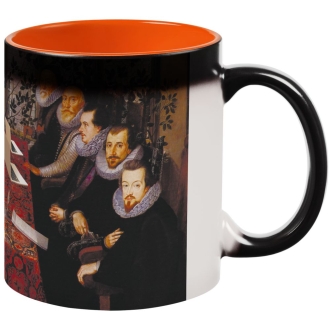 Изображение №2 | Кружка-хамелеон «Новая классика. Dream Team», матовая, оранжево-черная