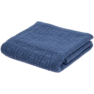 Изображение №5 | Плед Snippet, синий меланж (джинс)