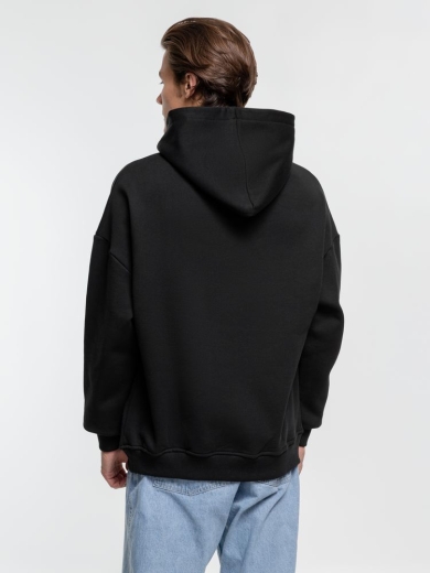 Изображение №6 | Худи оверсайз Kulonga Comfort Heavy, черное, размер XS/S