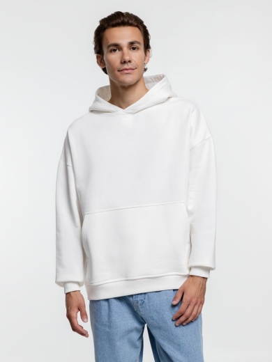 Изображение №8 | Худи оверсайз Kulonga Comfort Heavy, молочно-белое, размер XS/S