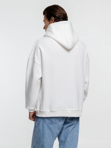 Изображение №9 | Худи оверсайз Kulonga Comfort Heavy, молочно-белое, размер XS/S
