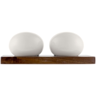 Изображение №2 | Набор из солонки и перечницы Piacente, белый