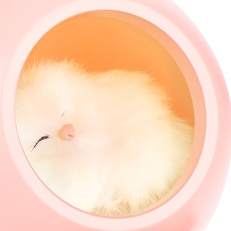 Изображение №3 | Беспроводная лампа-колонка Right Meow, розовая