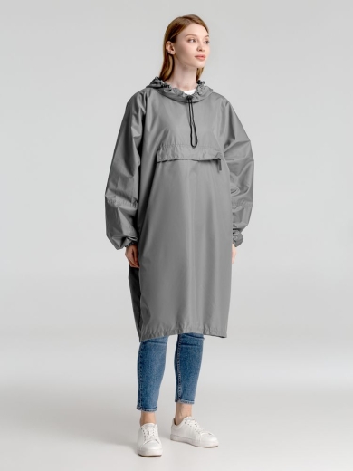 Изображение №12 | Дождевик-анорак Hard Work, серый, единый размер