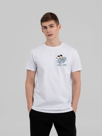 Изображение №1 | Футболка «Стилливер», белая, размер S