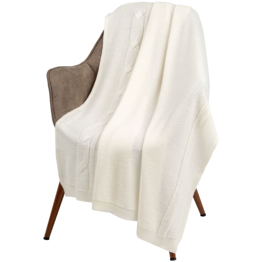 Изображение №1 | Плед Dantel, молочно-белый