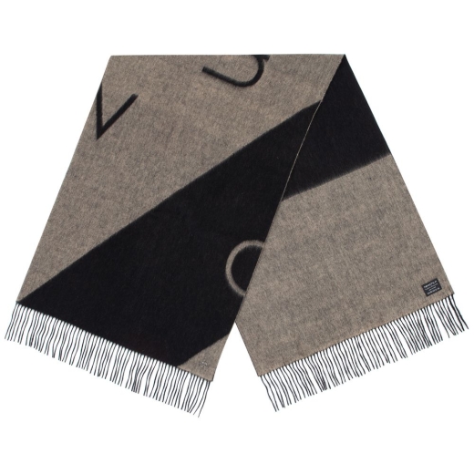 Изображение №1 | Палантин Charming, черный с бежевым