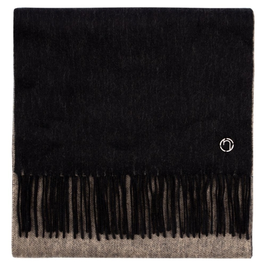 Изображение №2 | Палантин Charming, черный с бежевым