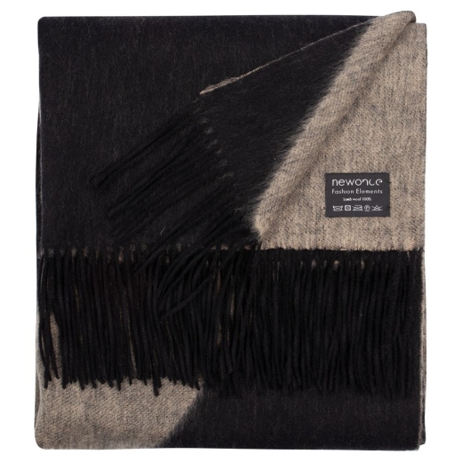 Изображение №3 | Палантин Charming, черный с бежевым