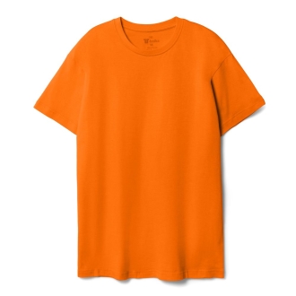 Изображение №1 | Футболка унисекс T-bolka 140, оранжевая, размер S