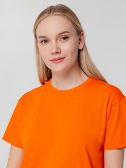 Изображение №11 | Футболка унисекс T-bolka 140, оранжевая, размер S