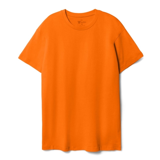 Изображение №1 | Футболка унисекс T-bolka 140, оранжевая, размер S