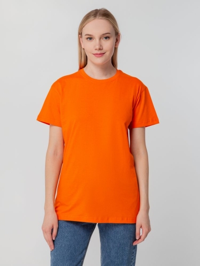 Изображение №9 | Футболка унисекс T-bolka 140, оранжевая, размер S