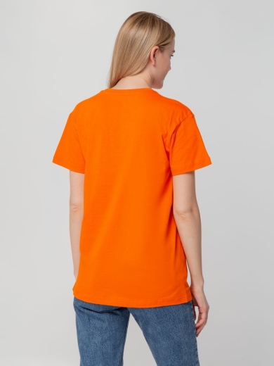 Изображение №10 | Футболка унисекс T-bolka 140, оранжевая, размер S