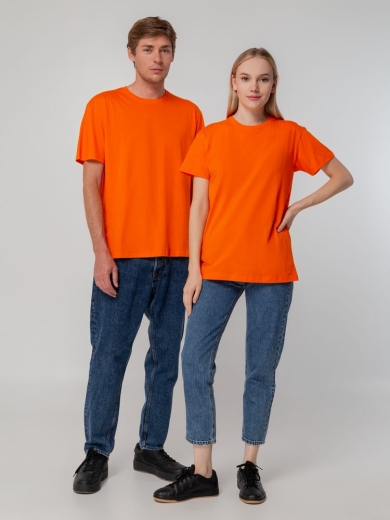 Изображение №12 | Футболка унисекс T-bolka 140, оранжевая, размер S