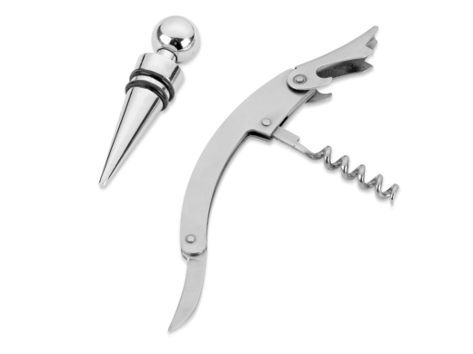 Изображение №2 | Подарочный набор для вина «Роверето» (черный, серебристый)