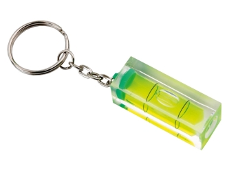 Изображение №1 | Брелок «Уровень» (желтый прозрачный/серебристый)