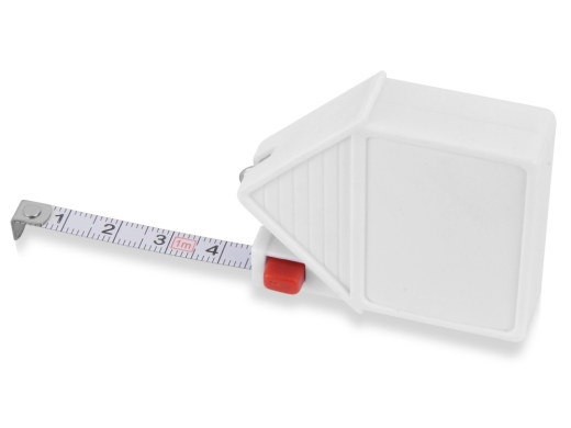 Изображение №2 | Брелок-рулетка «Домик», 1м 1м (белый)