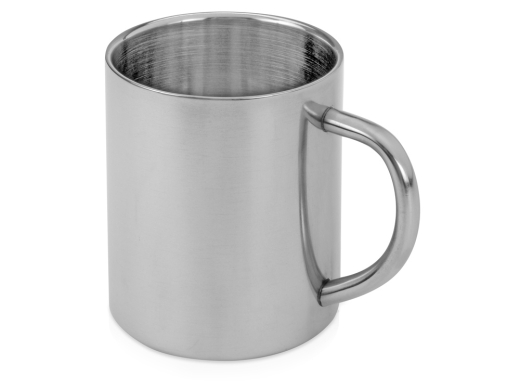 Изображение №1 | Стальная кружка с двойными стенками «Эри» (серебристый глянцевый)