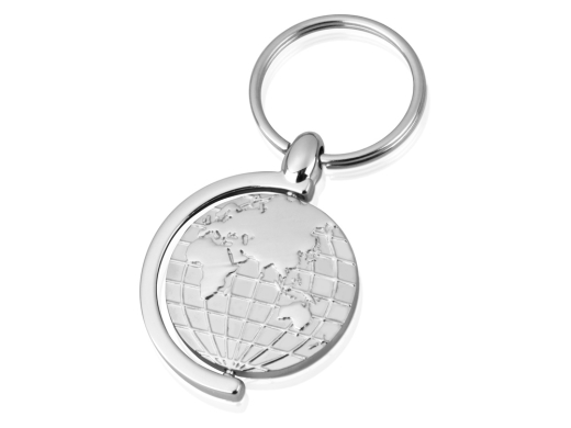 Изображение №1 | Брелок «Sphere» (серебристый матовый с глянцевыми элементами)