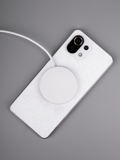 Изображение №6 | Беспроводное зарядное устройство с магнитами Magmate, серебристое