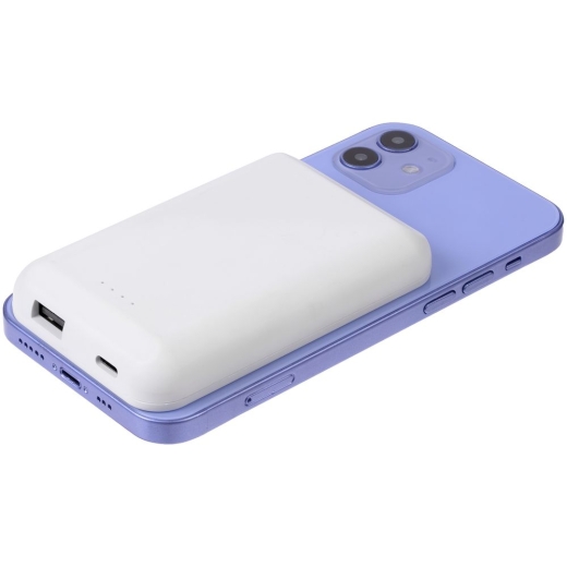 Изображение №7 | Магнитный беспроводной аккумулятор Magback 5000 мАч, белый