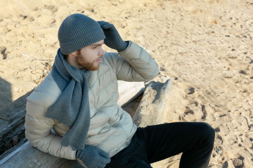 Изображение №11 | Шарф Bernard, серый меланж