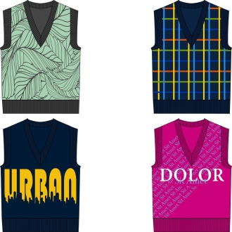 Изображение №1 | Жилет оверсайз на заказ Tricksy Net, акрил, размер S/M