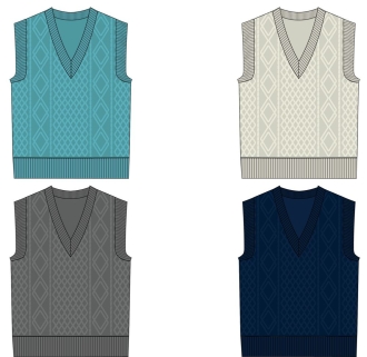 Изображение №1 | Жилет оверсайз на заказ Tricksy Terra Grand, акрил, размер S/M