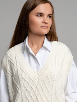 Изображение №10 | Жилет оверсайз на заказ Tricksy Terra Grand, акрил, размер S/M