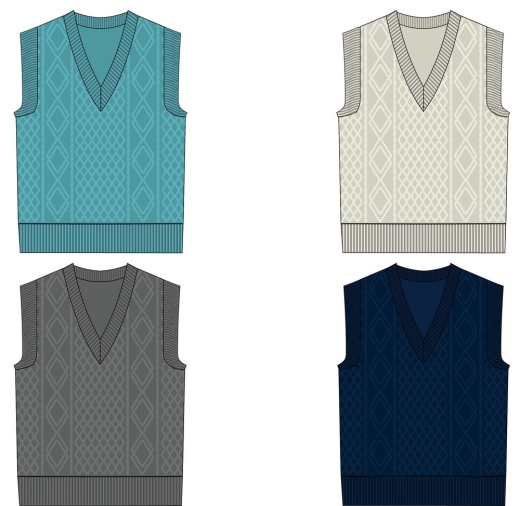 Изображение №1 | Жилет оверсайз на заказ Tricksy Terra Grand, акрил, размер S/M