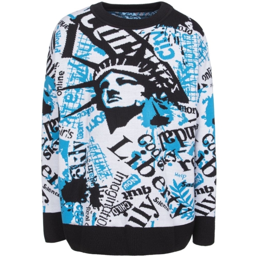 Изображение №3 | Свитер оверсайз на заказ Tricksy Net, акрил, размер S/M