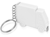 Изображение №1 | Брелок-рулетка «Грузовик»,1м 1м (белый/серебристый)