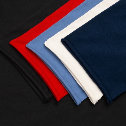 Изображение №5 | Футболка оверсайз Vozduh 2.0, синяя, размер XS/S