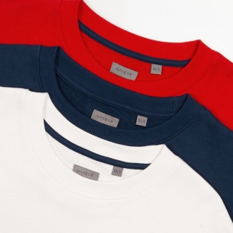 Изображение №4 | Свитшот унисекс Kosmos 2.0, темно-синий, размер XS/S