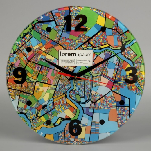 Изображение №2 | Часы стеклянные на заказ Time Wheel