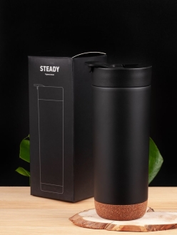 Изображение №12 | Термостакан Steady, черный